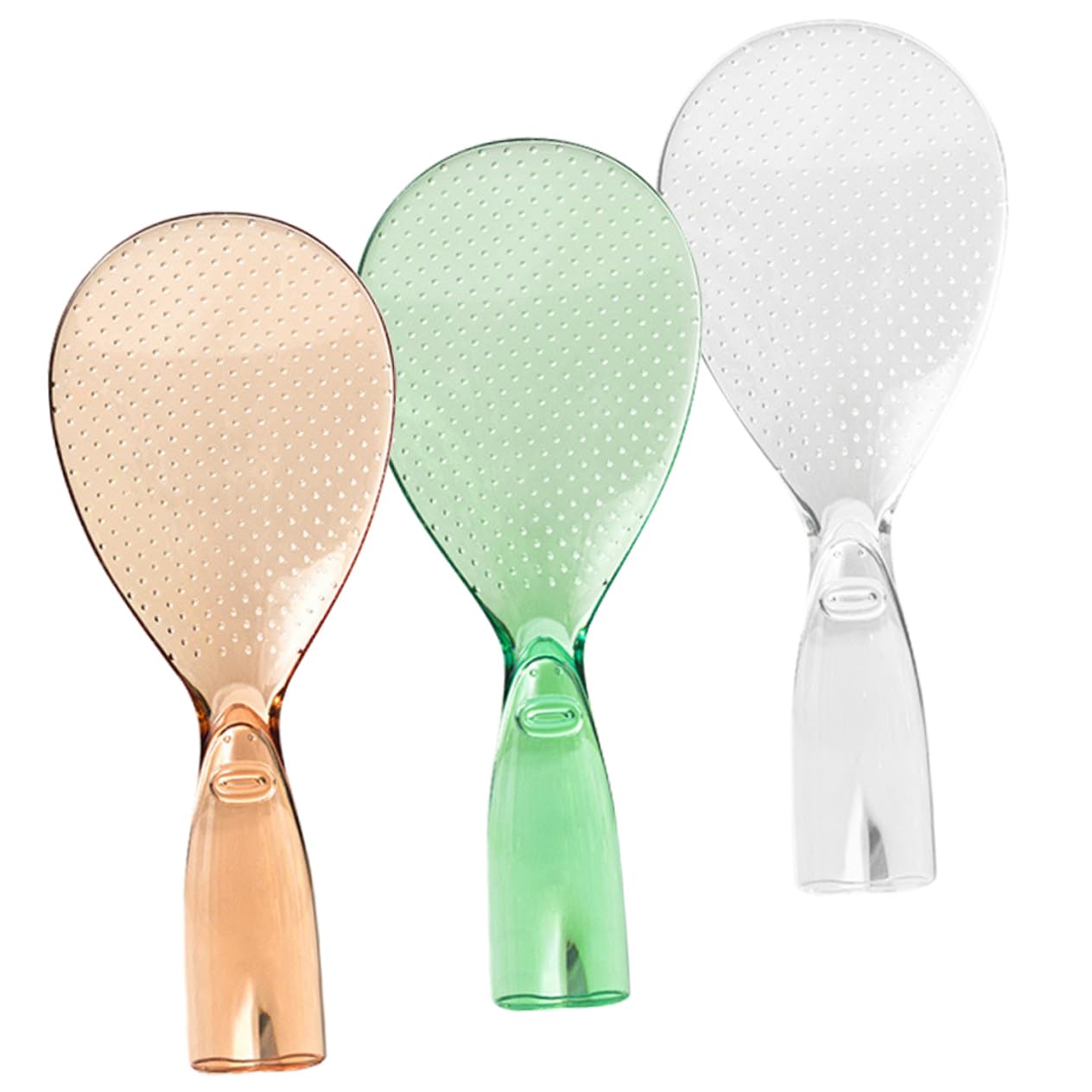 COLLBATH 3pcs Standable Rice Spoon Rice Japanese Rice Paddle Spoon Non Stick Rice Paddle Sushi Rice Paddle Household Rice Paddle Rice Cooker Japanese Non-stick Tableware Rice Paddles Spoons