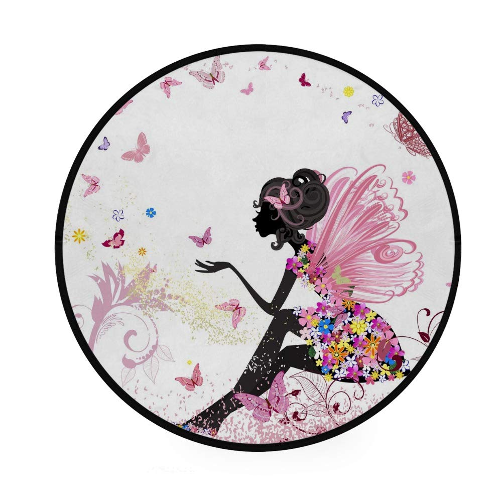 Tapis de chambre fille papillon pour créer un coin lecture cosy et chaleureux