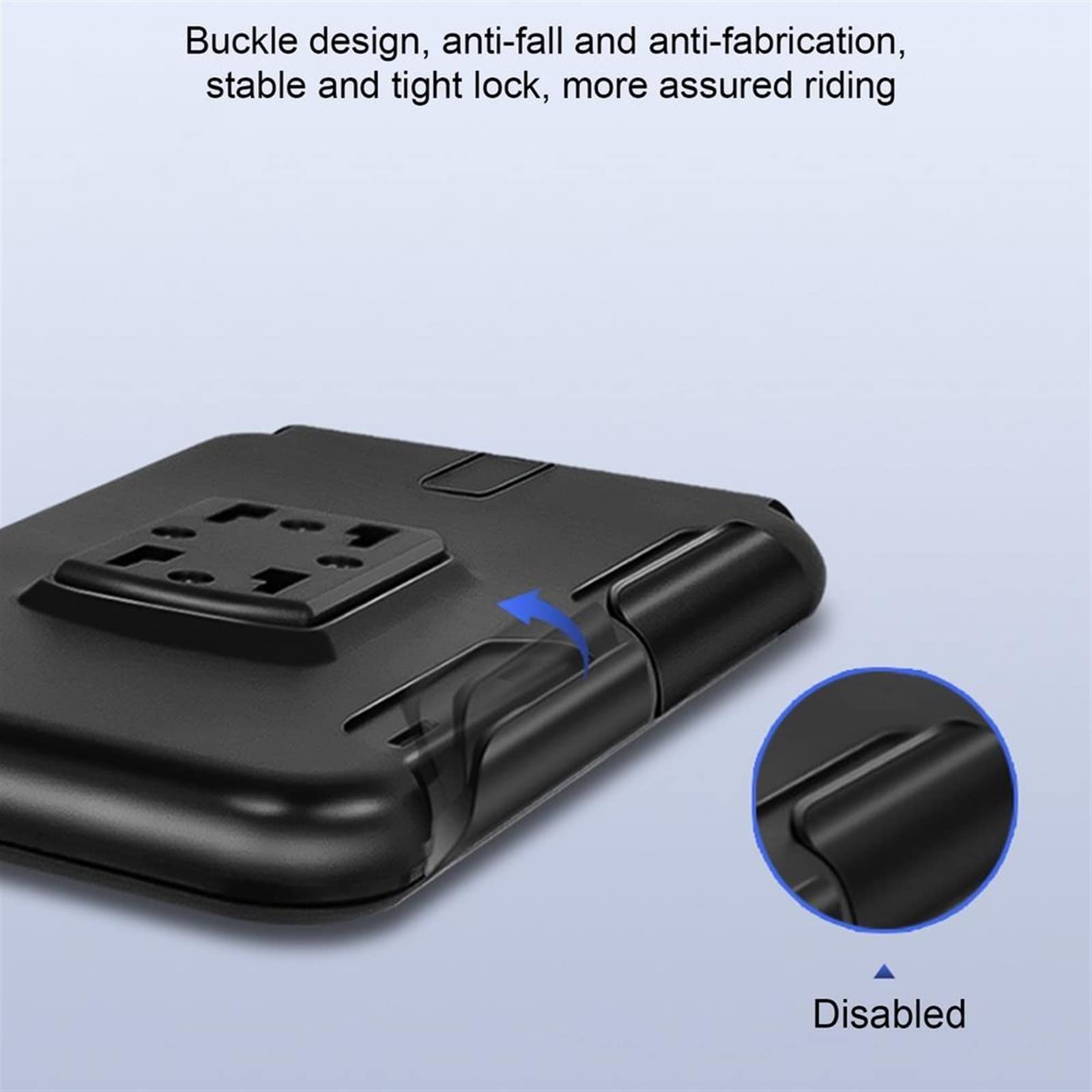 Accessori per Manubrio Supporto per Telefono per Motocicletta Impermeabile Supporto per Telefono per Moto Supporto per Specchietto Retrovisore per Bicicletta da Moto
