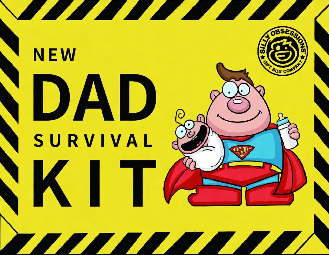 Amazon.com: New Dad Survival Kit – Funny Gift for New Dad, Dad to