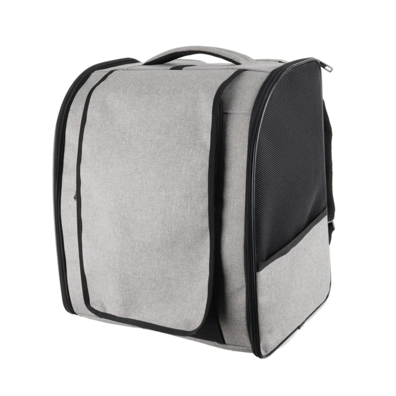 WOONEKY Zaino per Gatti Traspirante e Confortevole Trasportino Pet Carrier Portatile con Ampio Spazio per Camminata Viaggio e Attività all Aperto