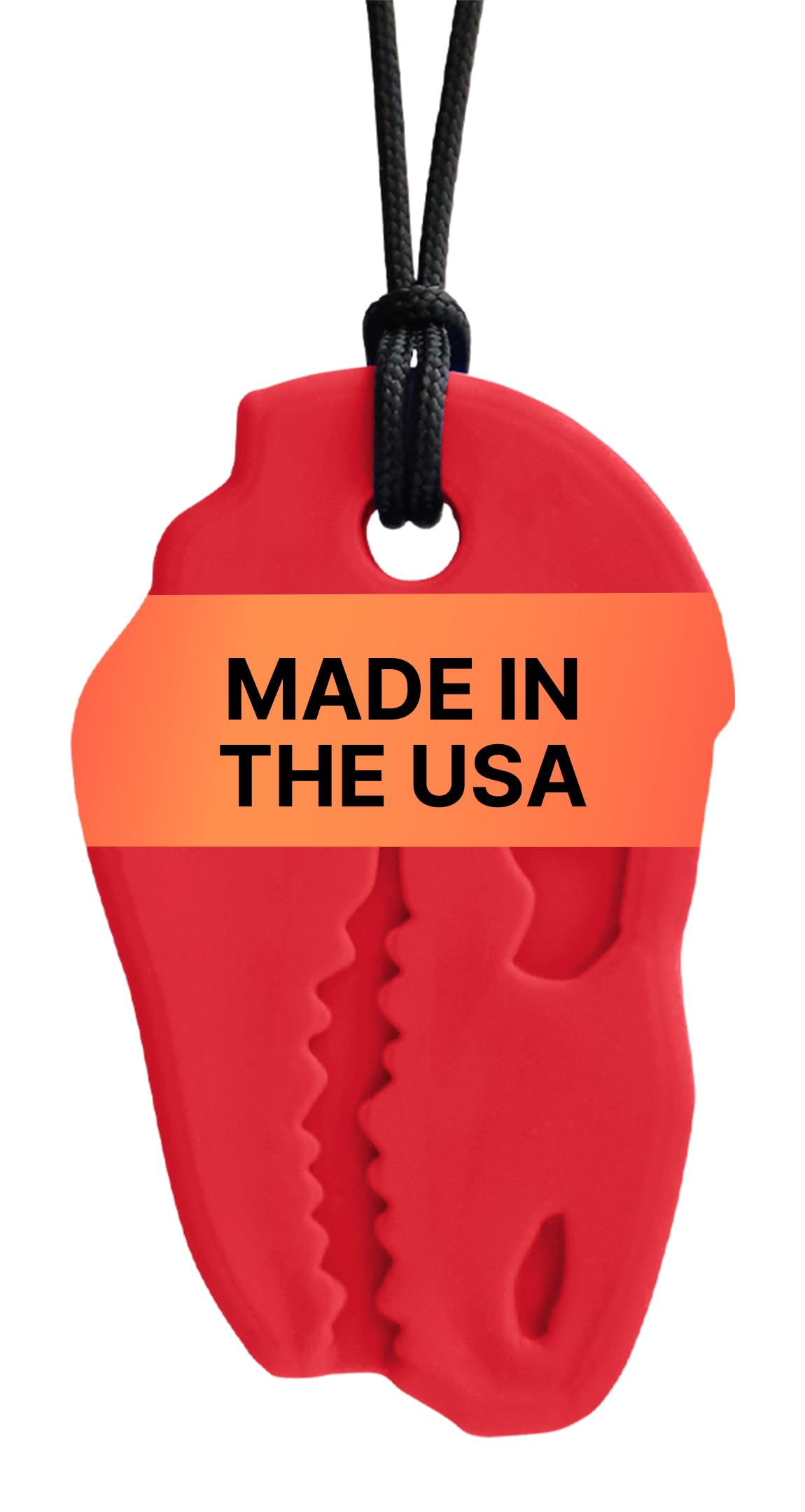 ARK Dino-Bite Chew Necklace, Standard, Softest, Red