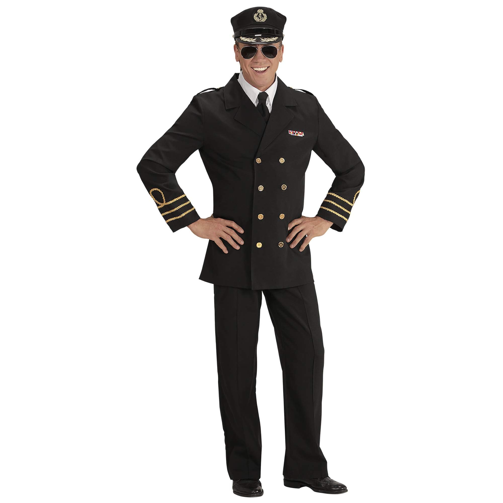 Widmann wdm59212 ? Official Marina Costume, Black, Medium