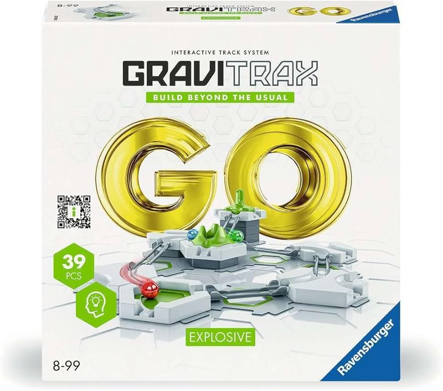 Amazon.com: Ravensburger GraviTrax GO Explosive- Marble Run, STEM