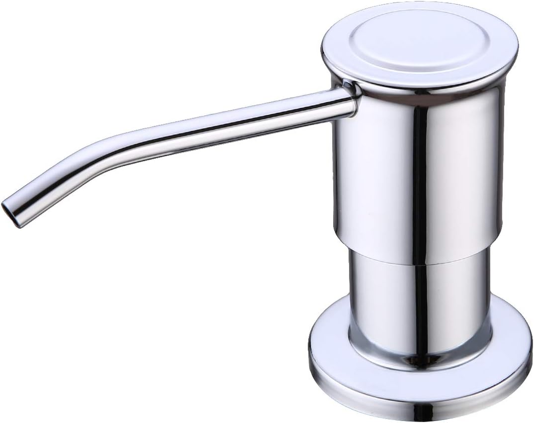 GICASA Soap Dispenser for Kitchen Sink, Chrome Built in