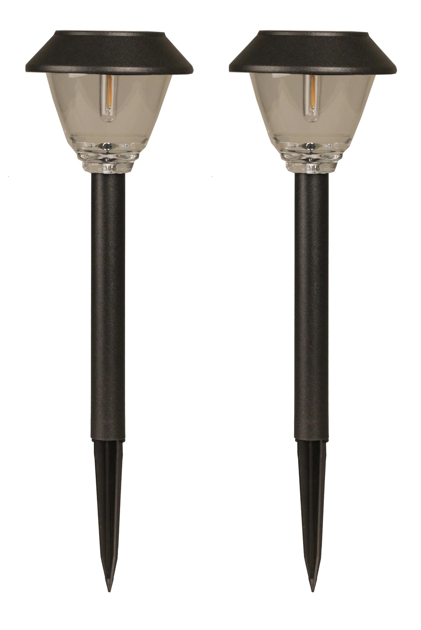 Luxform Lighting LED Solar Kodiak Garden Post Light AYR 365 - Pack of 2