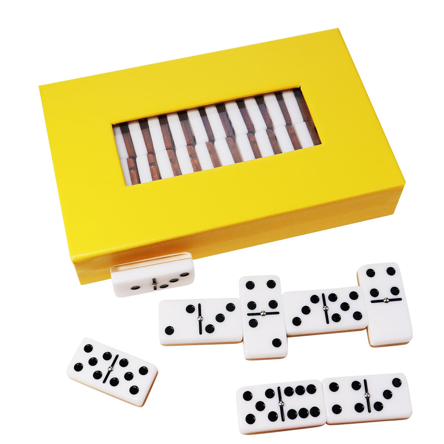 Amazon.co.jp: IDTQ ダブルシックススタンダードドミノセット - 28