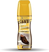 Shoe Sponge Self Polishing 75ML Instant Leather Polish with Beeswax for Shoe Bag Leather Boots Polishing - Shiny Black/Brown/White/Neutral