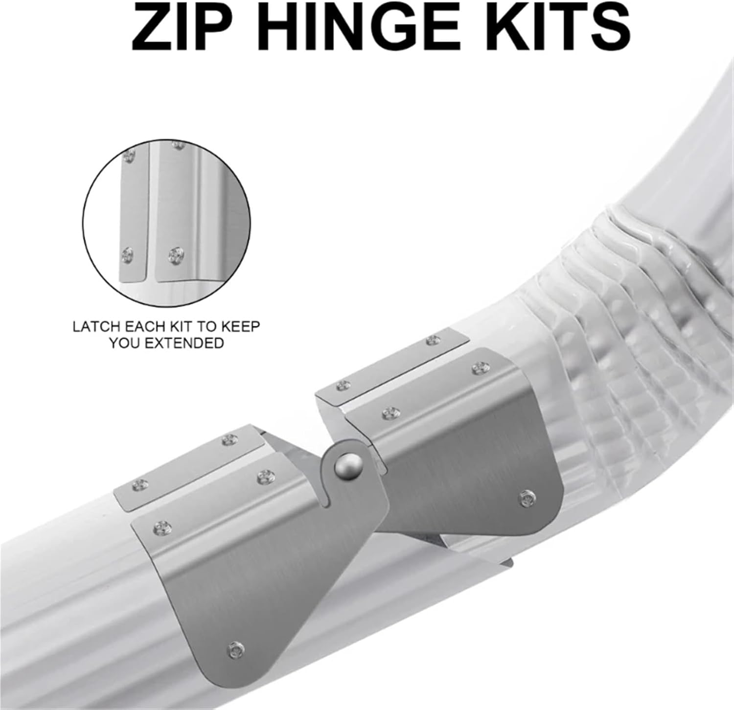 Downspout Hinge 20 Pcs Landscape Friendly Gutter Downspout Up Hinges for Simple Water