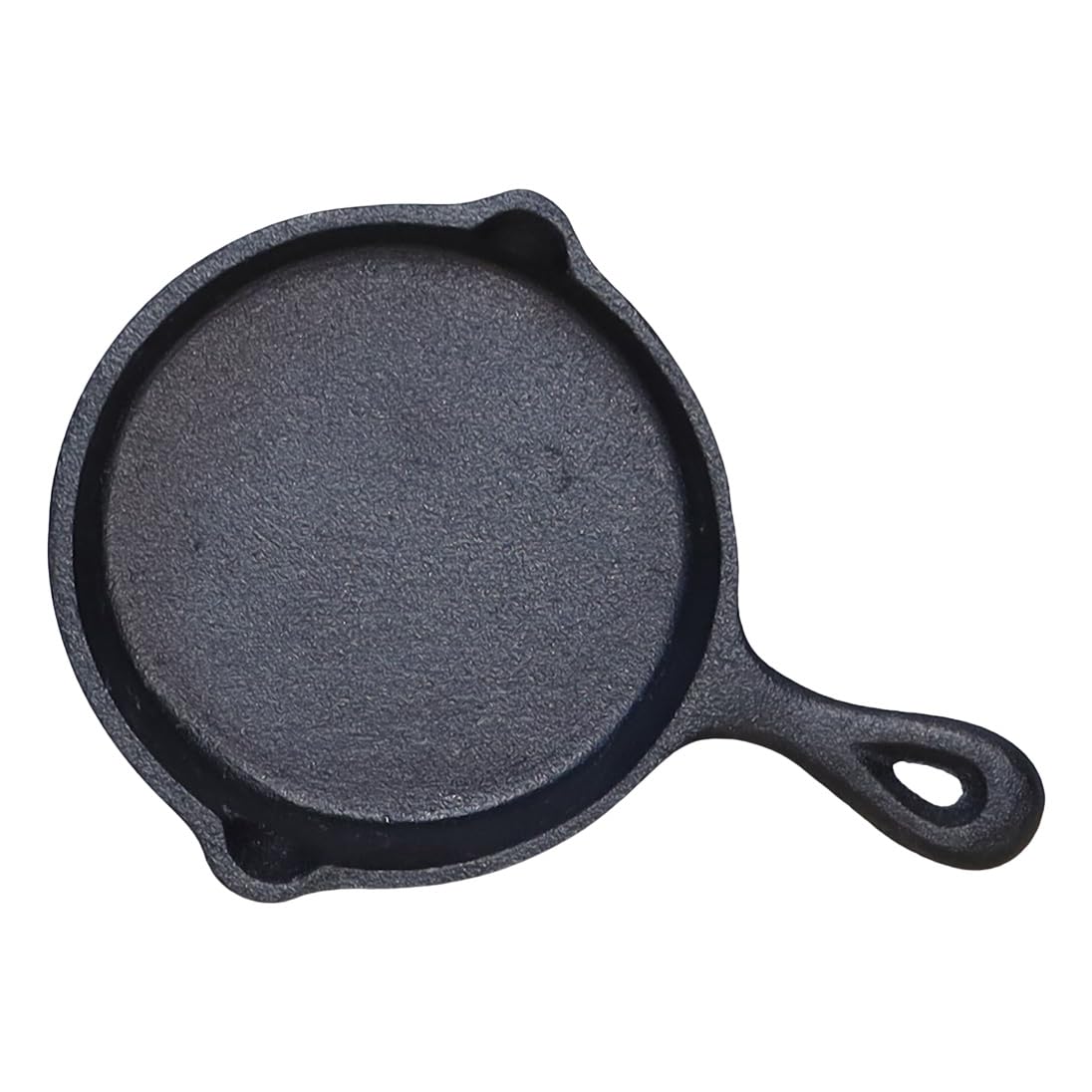 Buckingham Black 30074 12.5 Cm Pre-Seasoned Cast Iron Skillet/Frying Pan For Healthy Cooking,