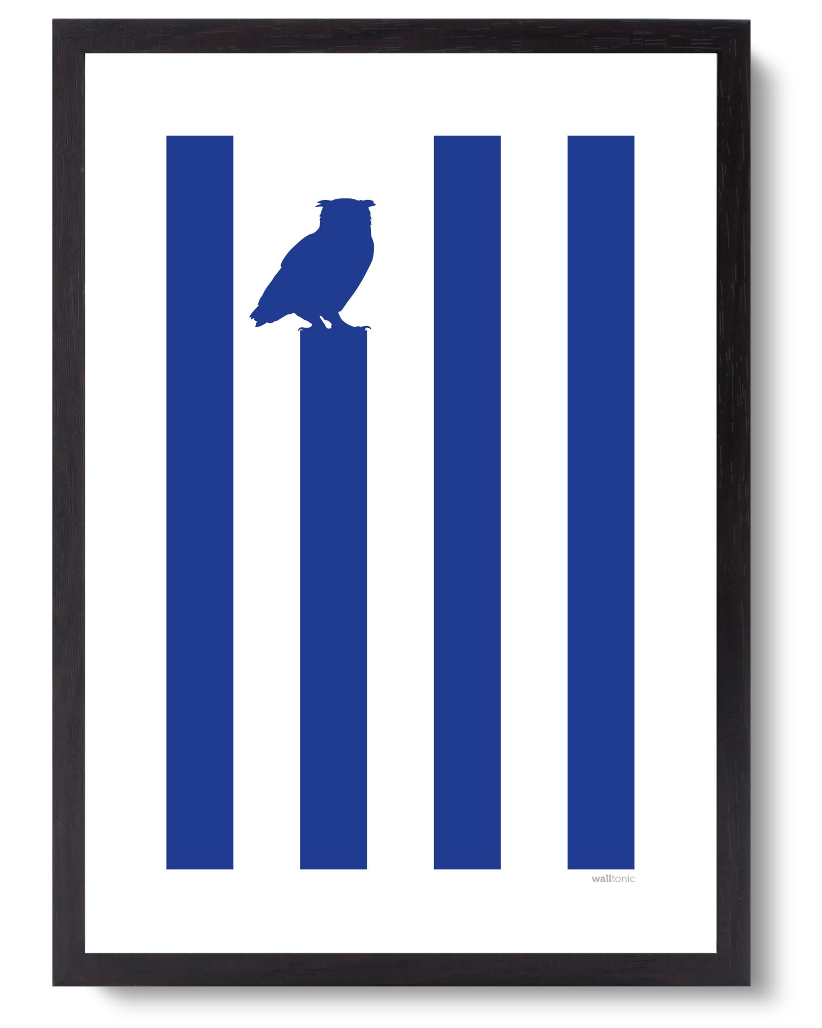 Walltonic Boys Blue - Sheffield Wednesday Fc Football Club 'The Owls' Wall Art Print Poster Gift - Unframed - Size A3