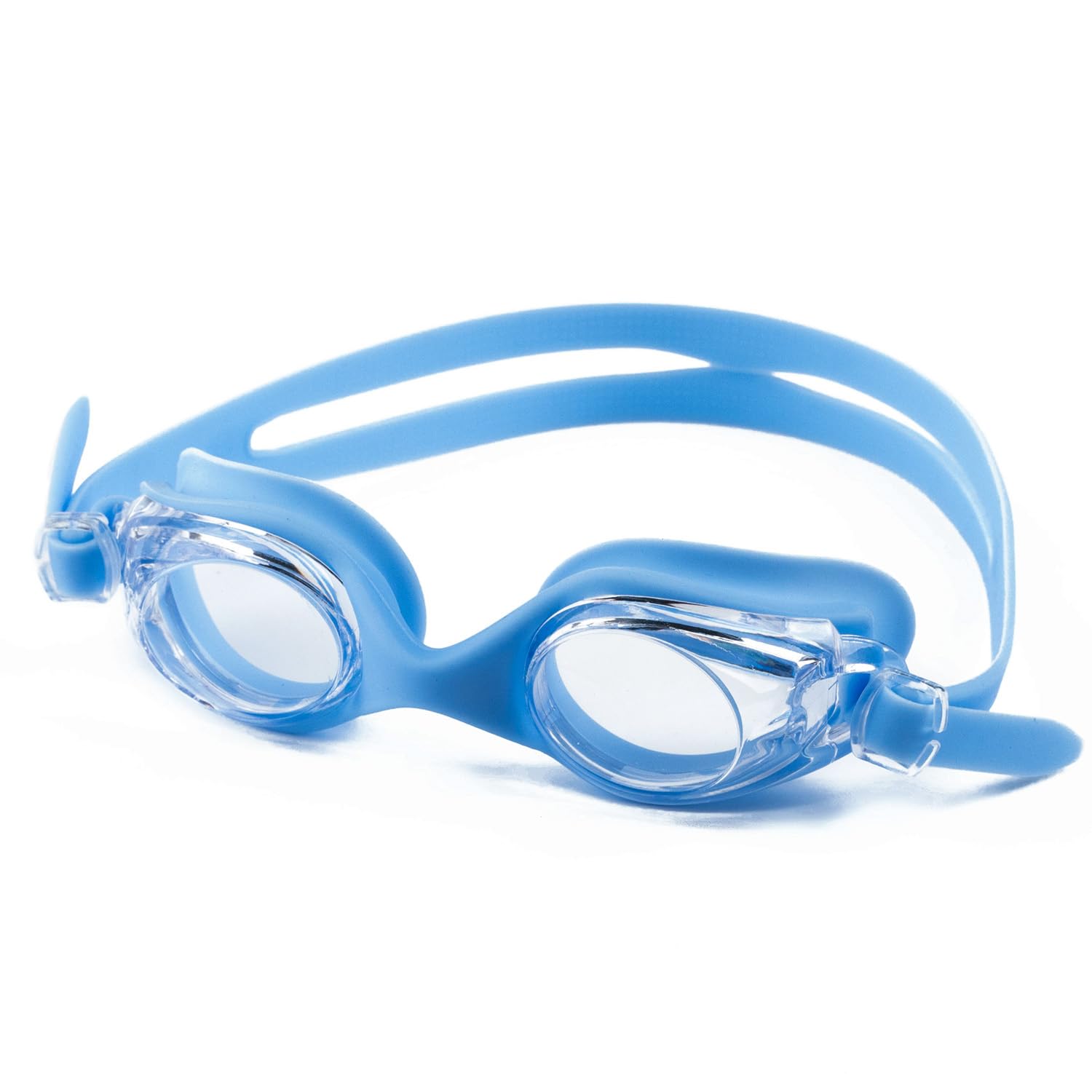 Boldfit Swimming Goggles for Kids, Boys With Adjustable Strap Goggles for Swimming, Swimming Goggles for Girls Air Tight Swim Goggles for Kids, Swim Goggles - Blue