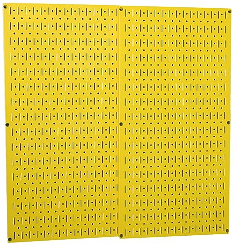 Image of Yellow Metal Pegboard by Wall Control - 2 Pack