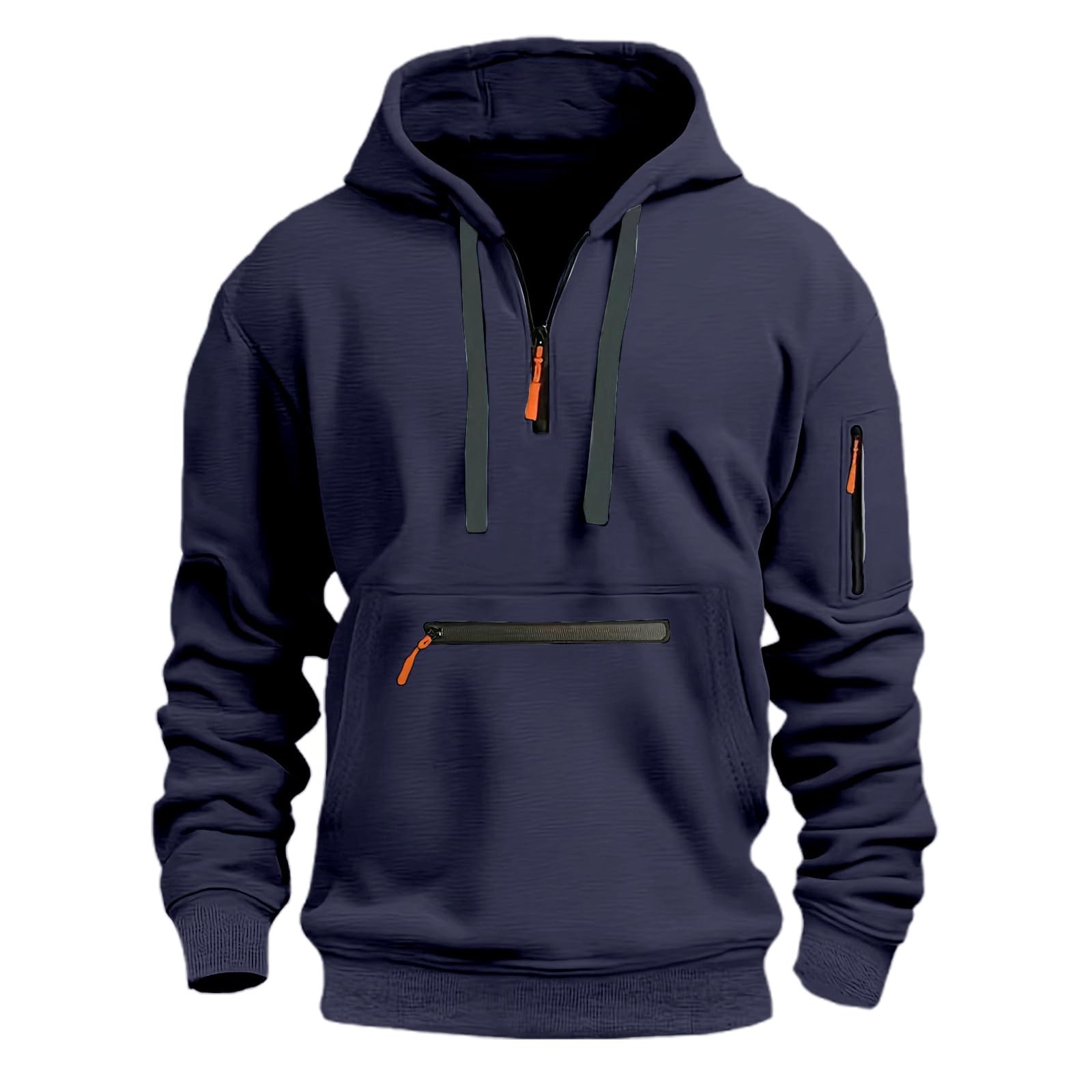 Conjunto genérico de chándal para hombre, 2 piezas, algodón, chándal completo, con capucha, pantalones, gimnasio, entrenamiento, correr, confort óptimo, A126