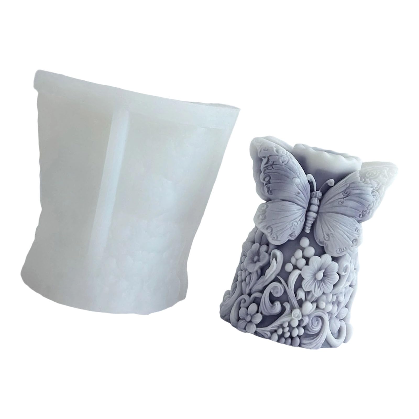 Buxuaaaa F500 Silicone Making Featuring Intricate Butterfly Flower For Crafting Enthusiasts Florals Making