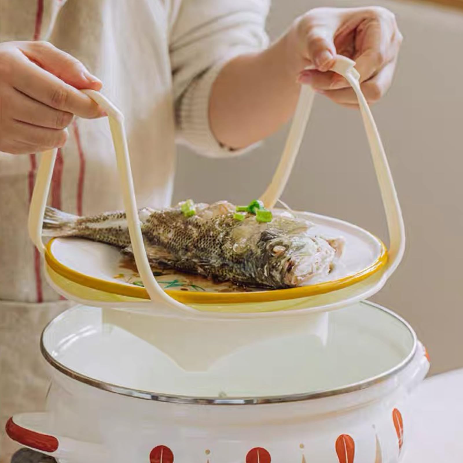 Amazon｜ママ倉 Mamakura 蒸しかご 鍋用 蒸しプレート シリコン