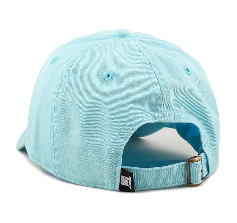 Image of Cotton Baseball Cap Dad Hat - Washed Low Profile Adjustable Hat for Men Women Casual Outdoor Running Golf