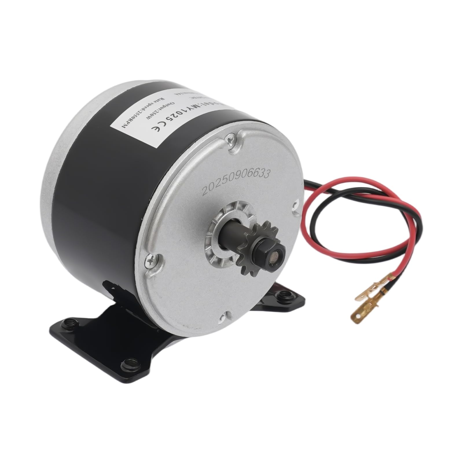 MY1016 DC 24 V 250 W silnik elektryczny z zębami zębnika | generator 2550 obr./min | silnik prądu stałego z magnesem stałym | silnik zębnika | silnik do skutera elektrycznego | silnik