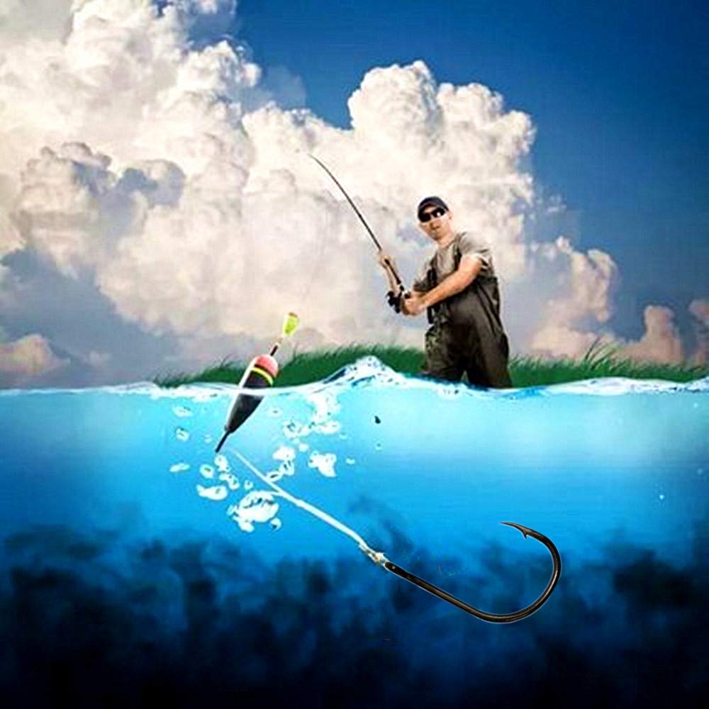 Ganci Circolari Da Pesca Ganci Da Pesca Circolari Nero Nichel - 50 - Foto 4