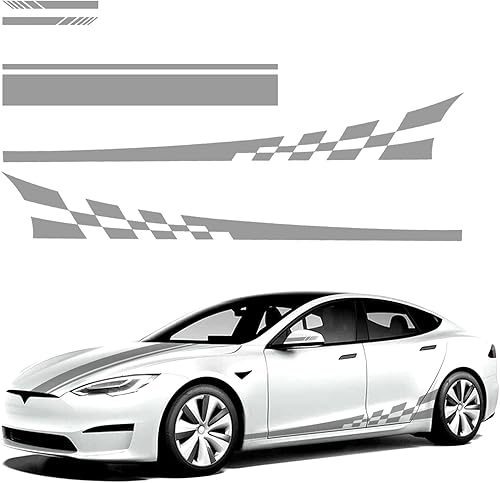 QianBao 5 calcomanías laterales de automóvil, calcomanías de espejo retrovisor para automóvil, calcomanías de capó de automóvil, juego de