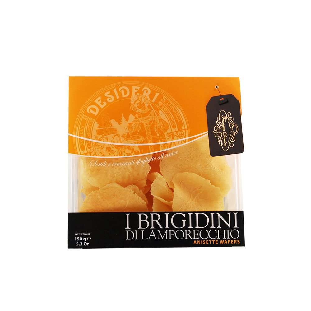 600 GR BRIGIDINI DI LAMPORECCHIO ALL' ANICE - WAFER - CONFEZIONE SALVAFRESCHEZZA ANISETTE WAFER