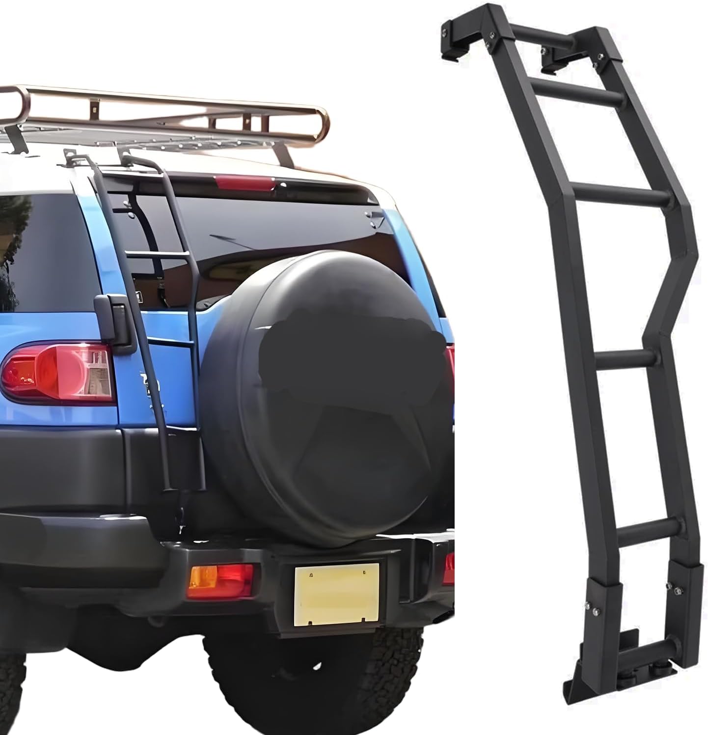 Ladder Fit for Toyota FJ Cruiser 2007-2022 T7 Luggage Ladder Rack Side Access Ladder Roof Rack Side Window