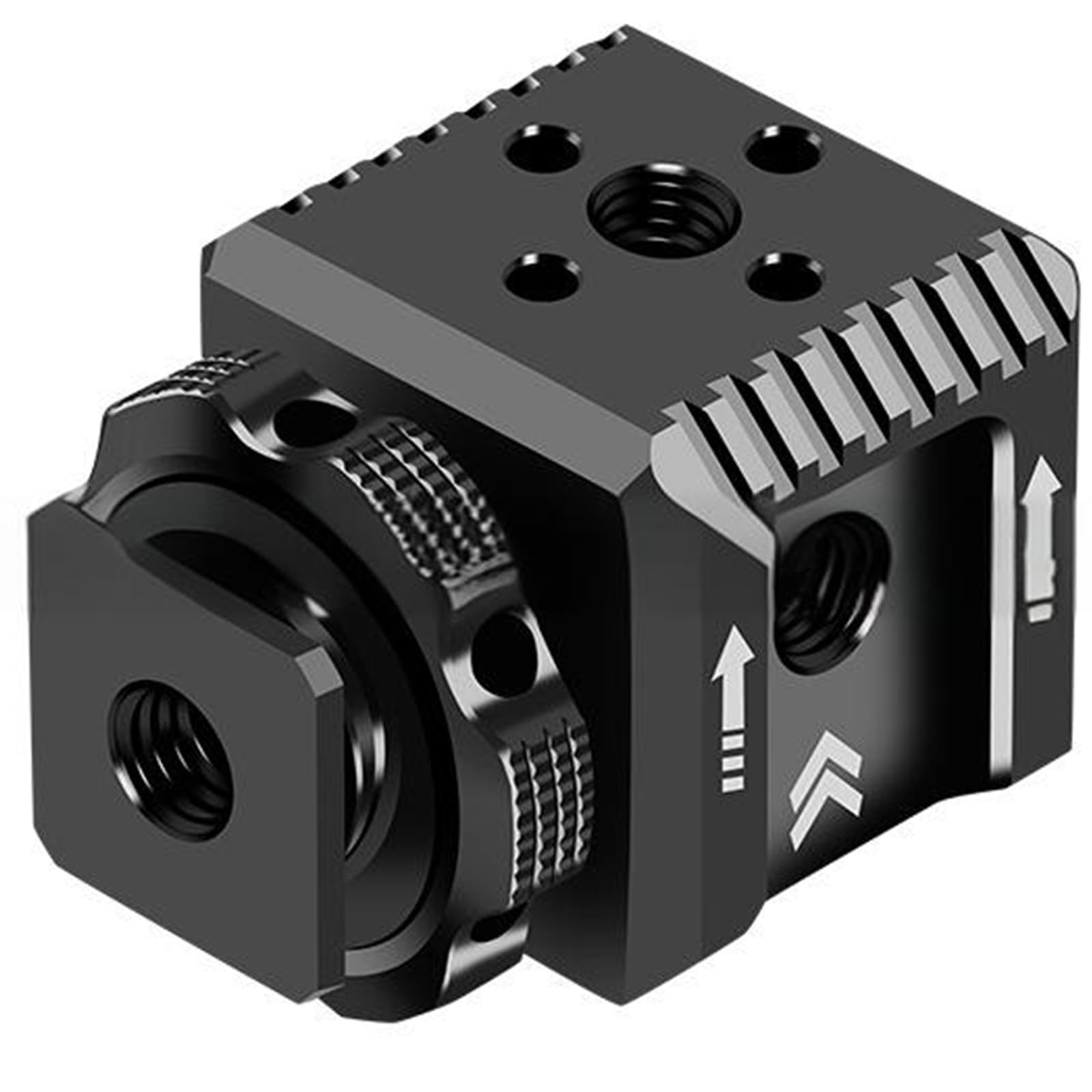 Rxgiasup Light Expandables Triple Cold Shoe Camera Rig Flash Microphone And Video Monitor Accessory Triple Cold Shoe Bracket