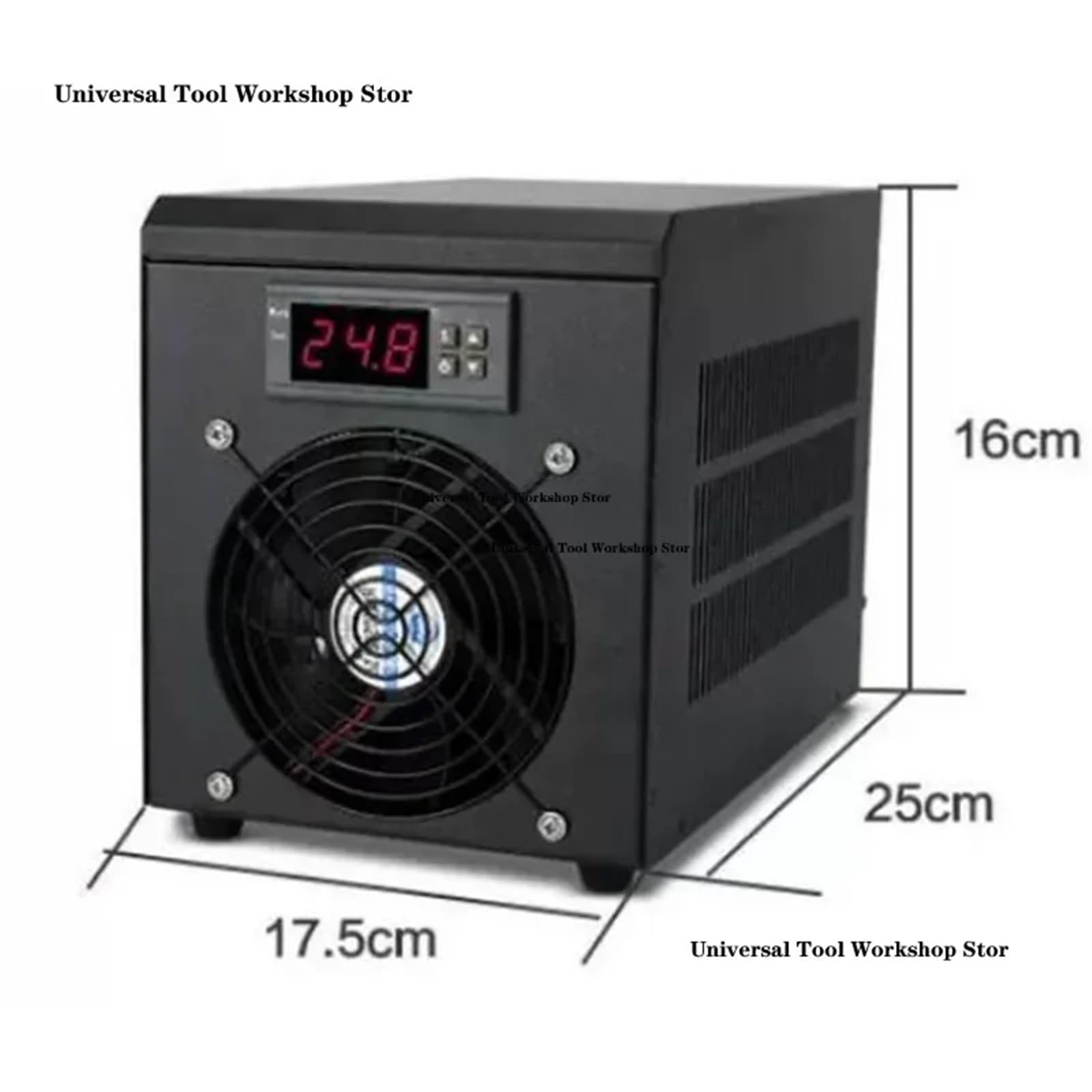 Enfriador de agua para acuarios de 180 W, dispositivo de temperatura constante para peceras de hasta 60 L, sistema de refrigeración eficiente para un cuidado óptimo de los peces