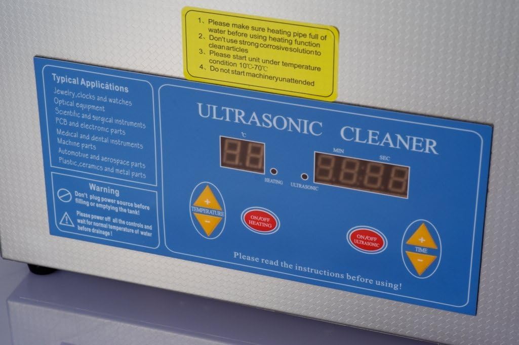 Kendal Commercial Grade 540watts 9L Ultrasonic Cleaner 40kHz with Digital Timer&Heater Cleaning Machine, for Watch Instruments Industrial Parts Excellent Cleaner Solution
