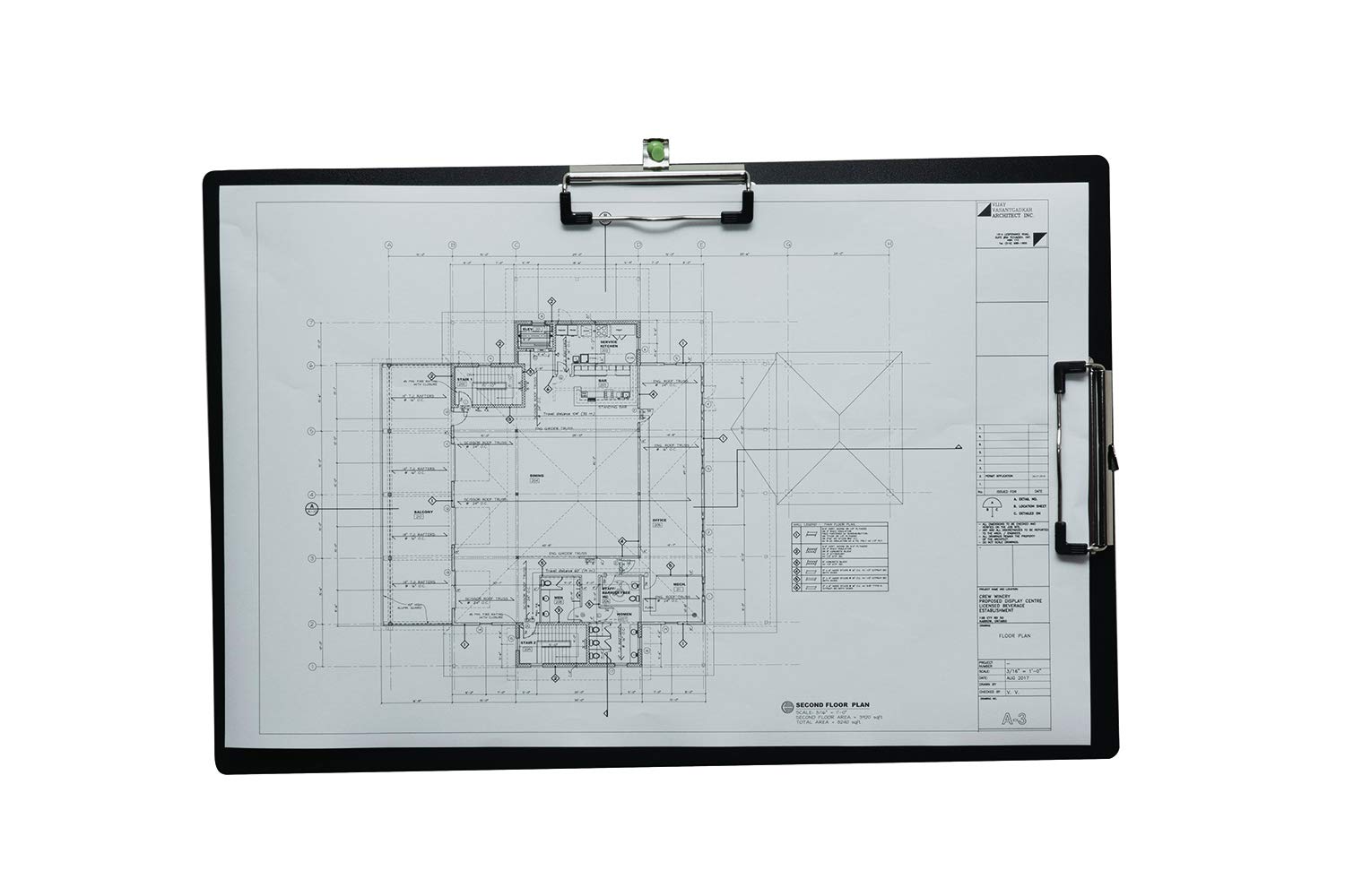 VLB StayClean Duraply Clipboards 11x17 Black - Pack Of 3 Durable Polypropylene Boards