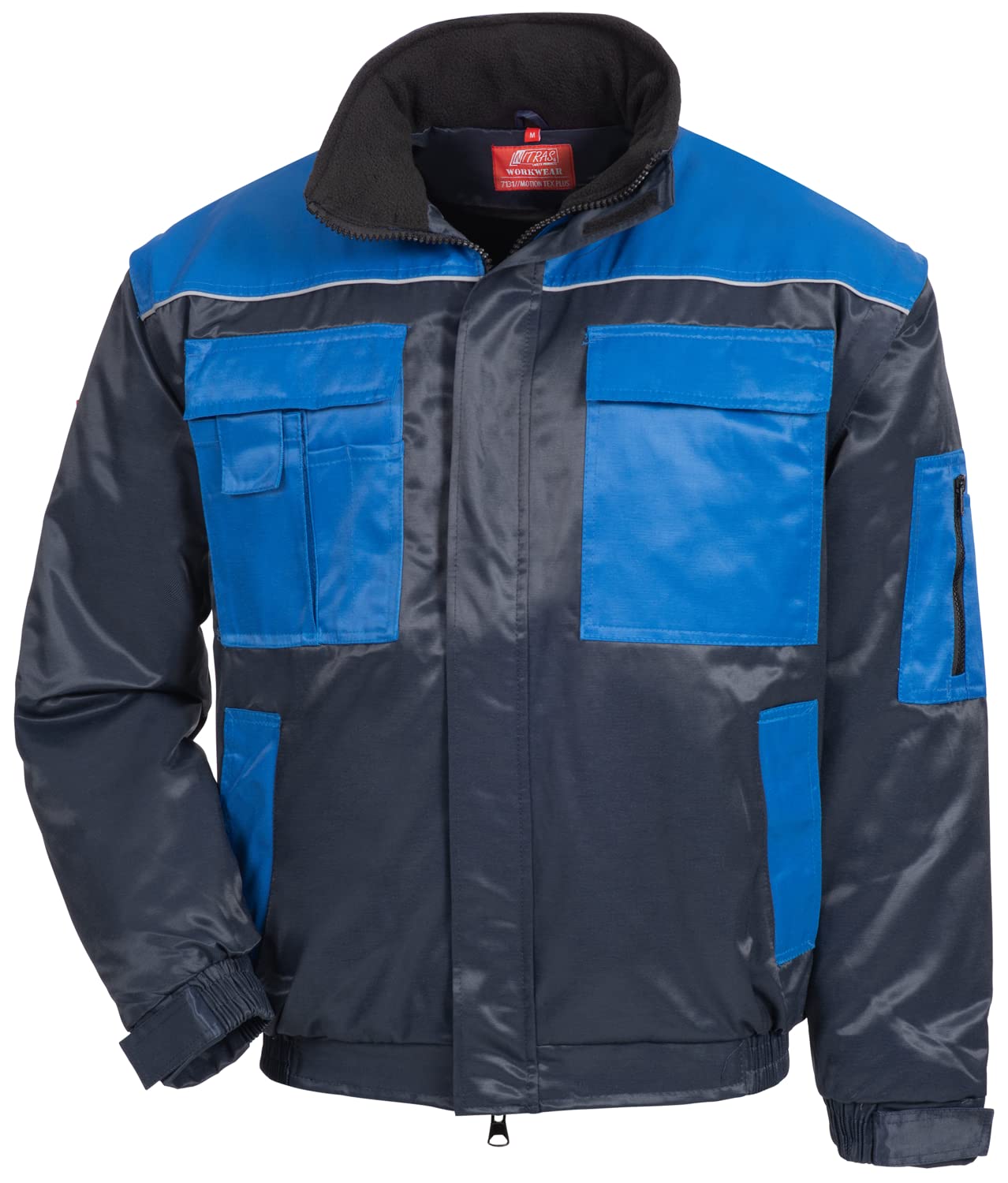 Nitras Motion Tex Plus Arbeitsjacke - wind- & wasserabweisende Outdoor-Pilotenjacke - warm gefüttert