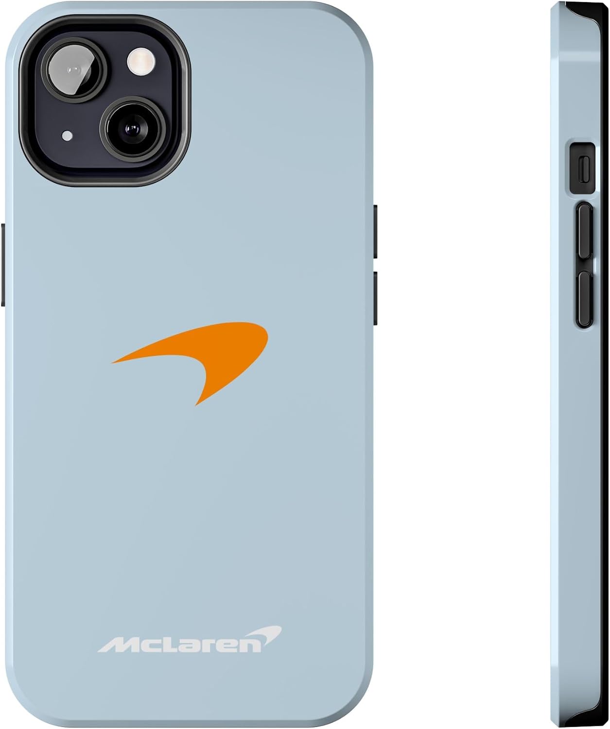 Tough Phone Case for Papaya Formula Racing Team | Pastel Blue | Compatible with All iPhone 16 15 14 13 12 11 X Series and S Series