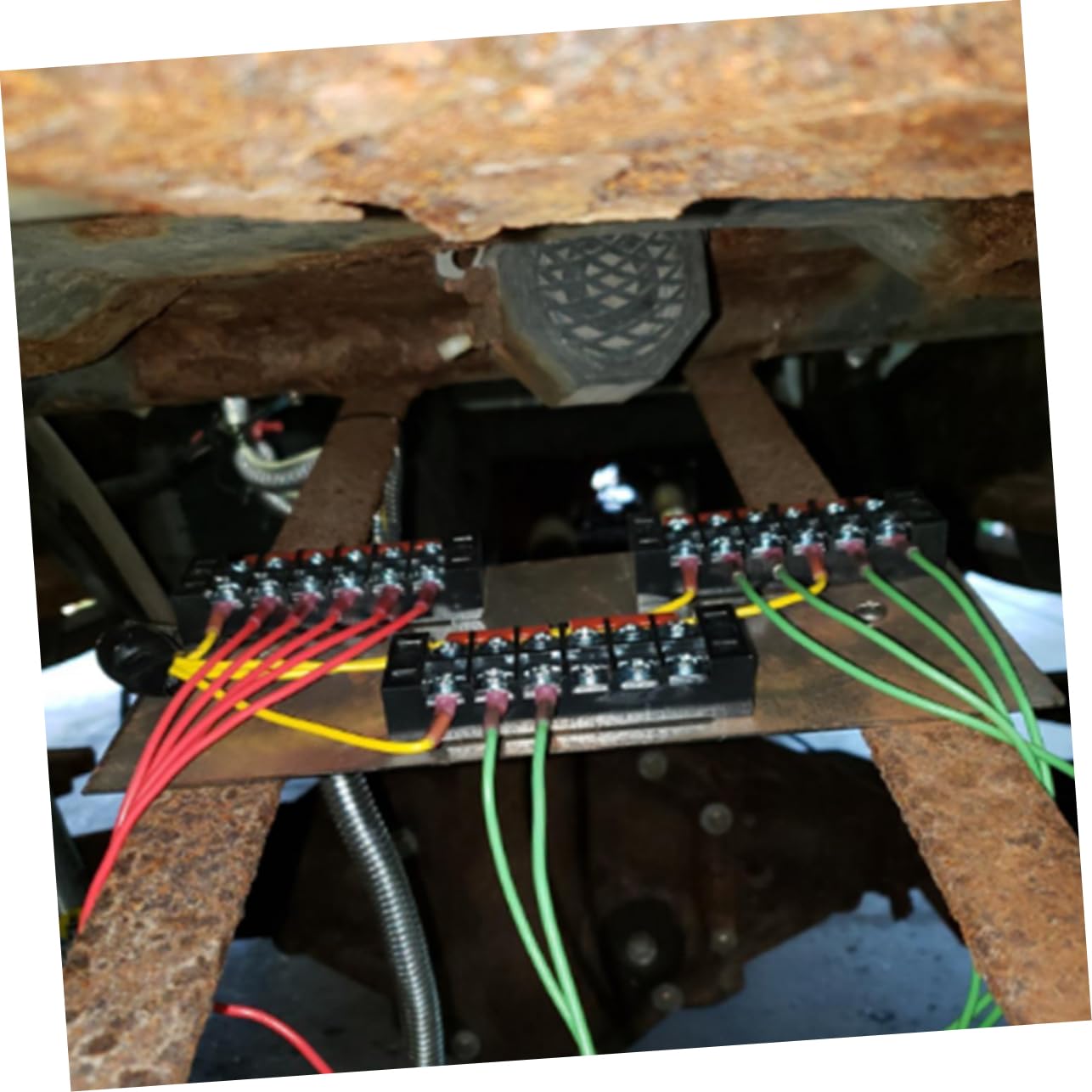 SOLUSTRE 5 Satz 8-poliger Klemmenblock Doppelte Reihe 25a 600vac aus Stahl und Kunststoff mit Klarsichtdeckel für Elektroverdrahtung