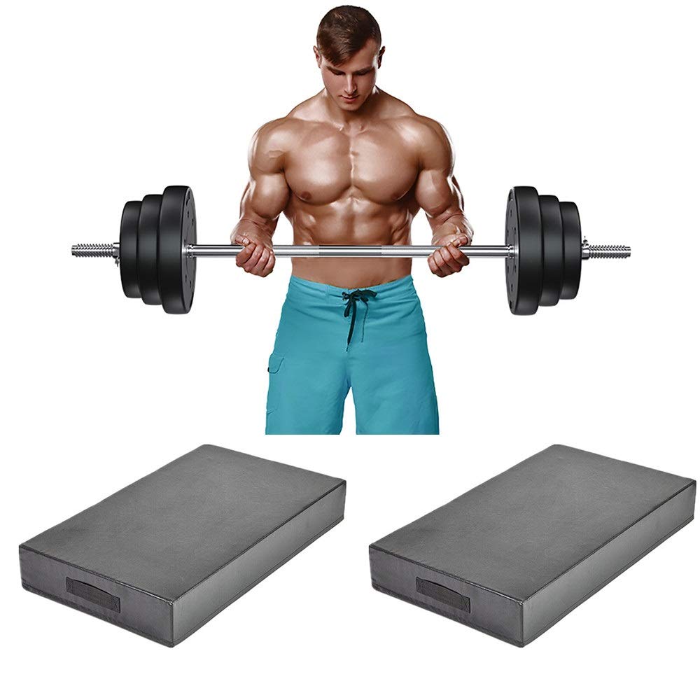 CKIDS Weightlifting Silencer Drop Pads Barbell Dropping Pads Shock Mats for Barbell-Dropping Workouts at Home Gym