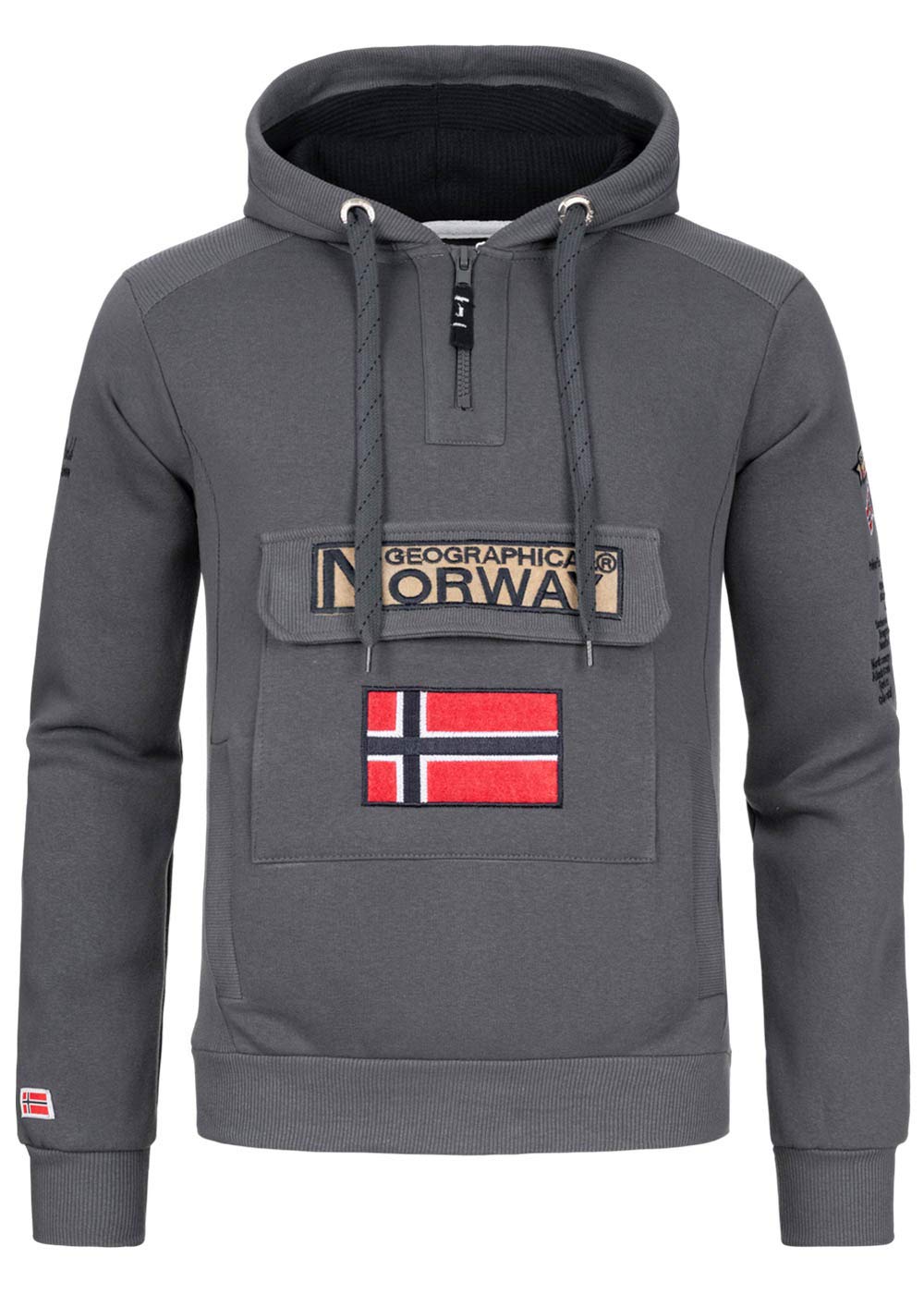 Geographical Norway - Felpa da Uomo Modello Gymclass Ass A 007