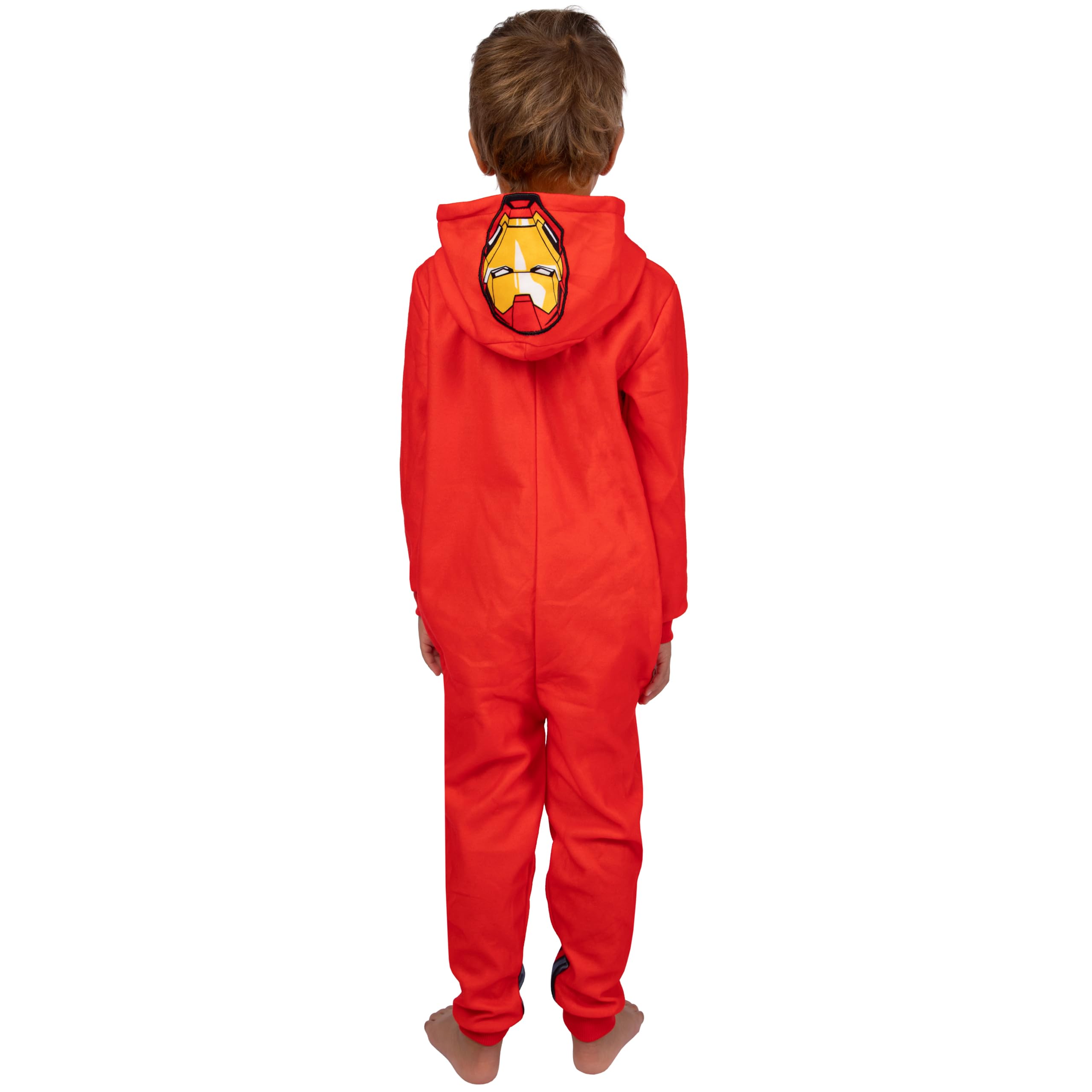 Marvel Grenouillère Iron Man | Surpyjama Garçon Avengers | Combinaison Enfant | Surpyjama Polaire