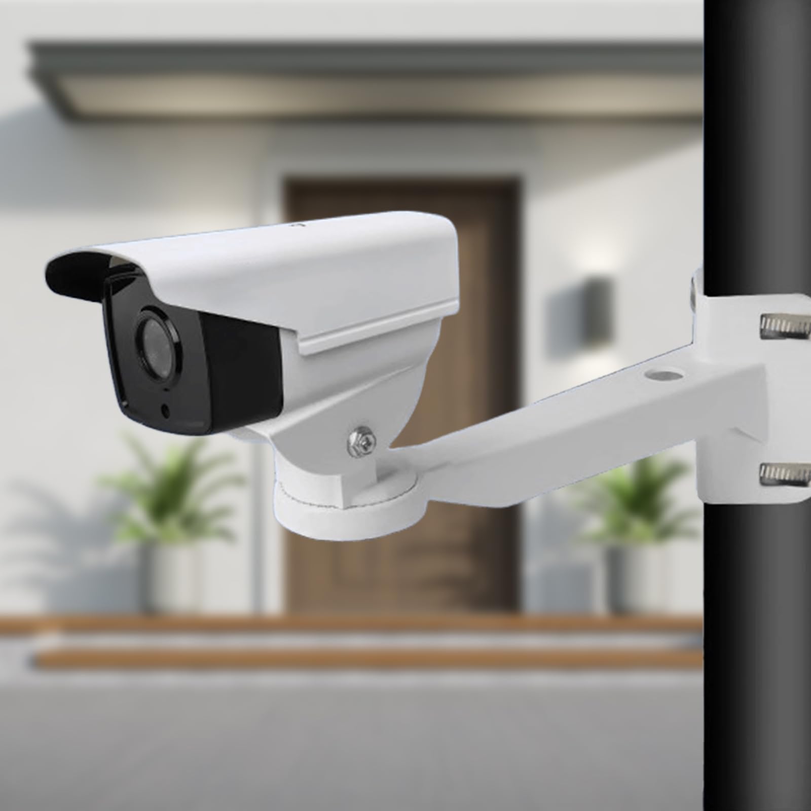 Überwachungskamera Masthalterung Metall - Universelle Eckhalterung Für CCTV Kameras