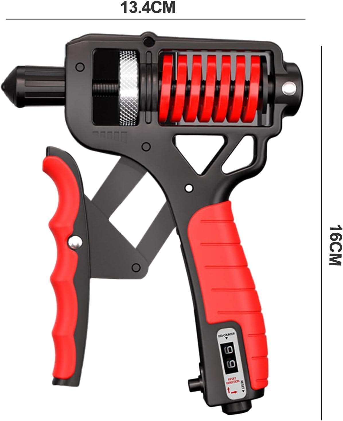 ORBITORA Hand Grip Strength Trainer (100 kgs) - Forearm Strength Trainer Adjustable Gripper | New Improved Design for Heavy Strength Training (100 kgs, Multi) 4