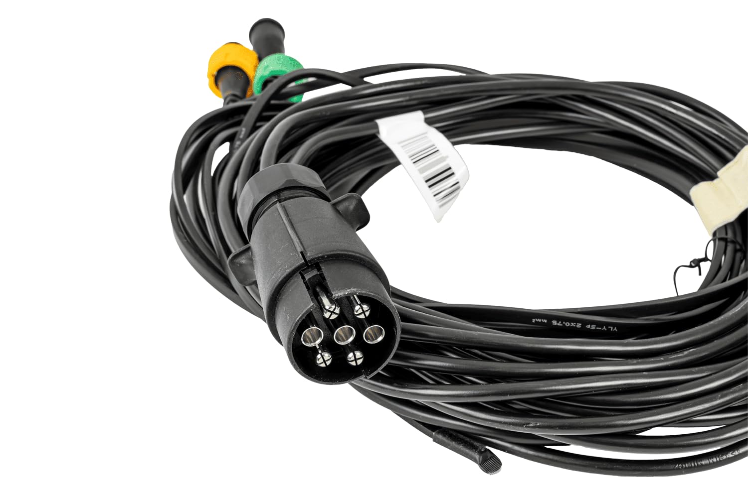DOBPLAST Kit de Pilotos Traseros DPT35 y Luces de Posición LED DPT15 para Remolque con Arnés Eléctrico MANTES 7m Enchufe 7 Pines y Conectores Rápidos 12V