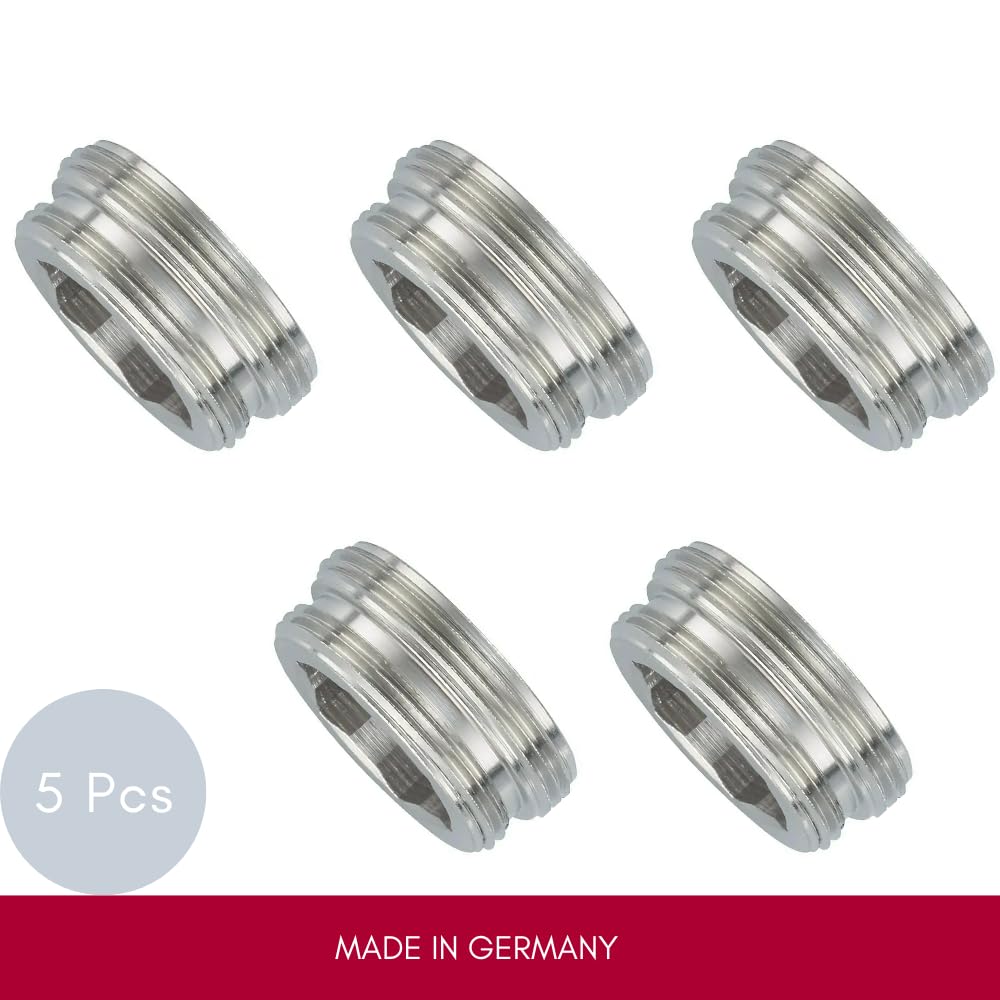 Schläfer 632515 5Pcs, Tap Adapter Male/Male, Thread M24x1/M22x1, External Connection - Image 2