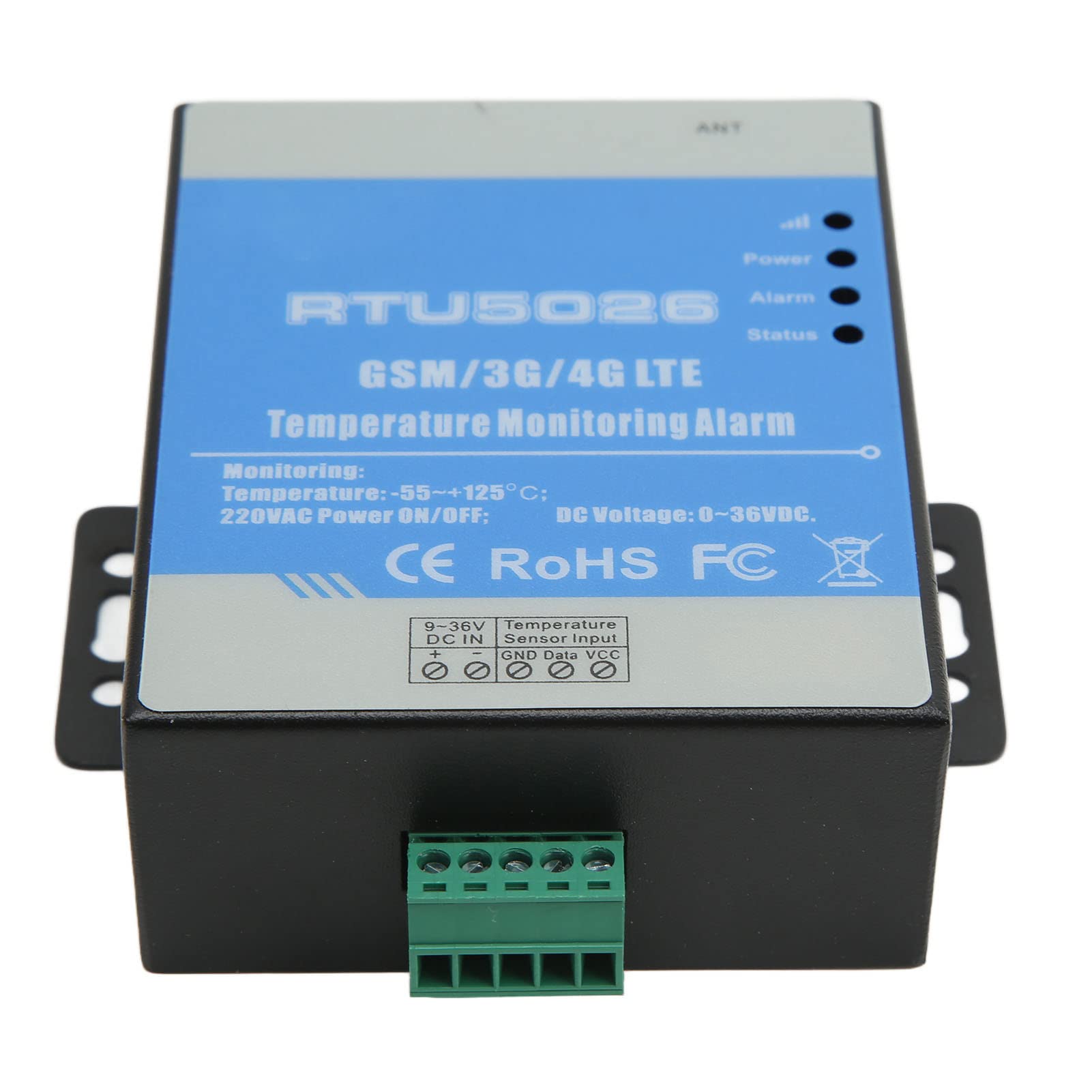 GSM-Temperaturüberwachungs-Alarm-Controller, GSM 3G 4G Feuchtigkeits-Temperatur-Alarm Umgebungsüberwachung Stromausfall-Alarm AC100-240V