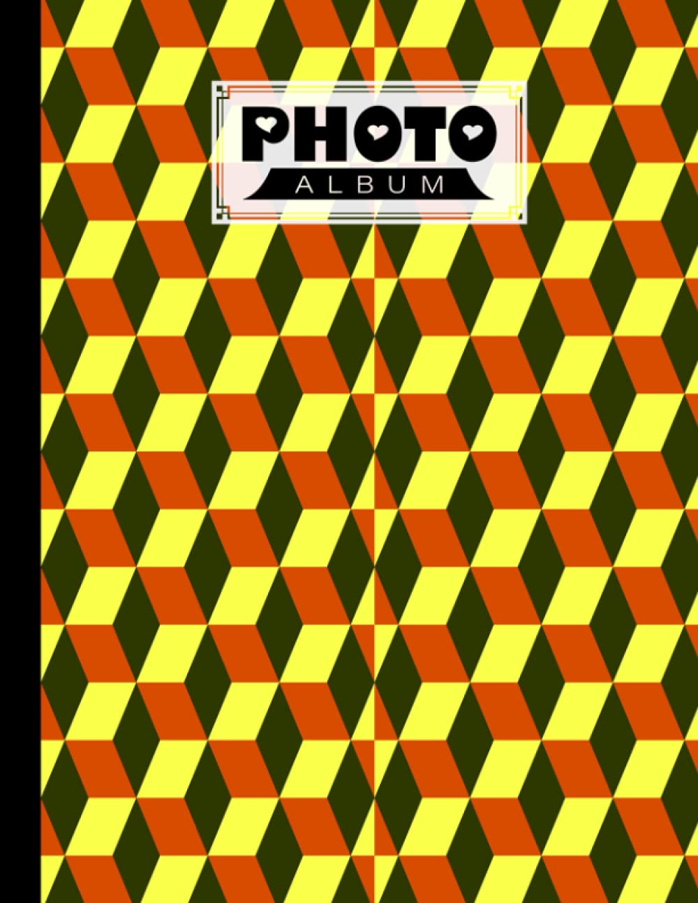 Photo Album: Large Photo Albums with Writing Space Memo, Extra Large Capacity Picture Album | Premium Cubes Cover by Ramazan Bischoff