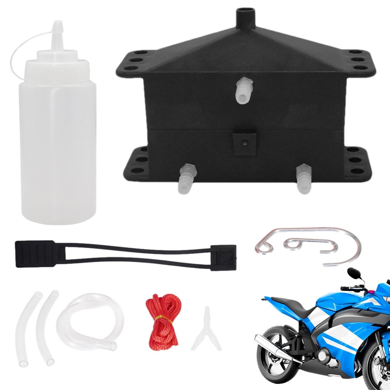 Macchina per la pulizia della catena, strumento di pulizia e lubrificazione per moto, spazzola e dispositivo di lubrificazione, ideale per bicicletta