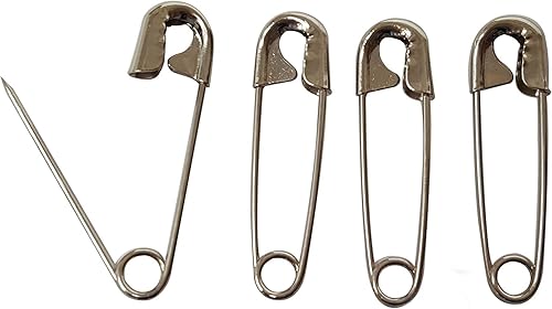 Miniatura 9 de Pasadores de seguridad de 1-116 pulgadas, 1000 pines de seguridad plateados para ropa, pasadores de seguridad a granel, pasadores resistentes a la