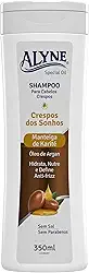 Alyne, Shampoo para cabelos, Crespos dos Sonhos, 350 ml, Marrom