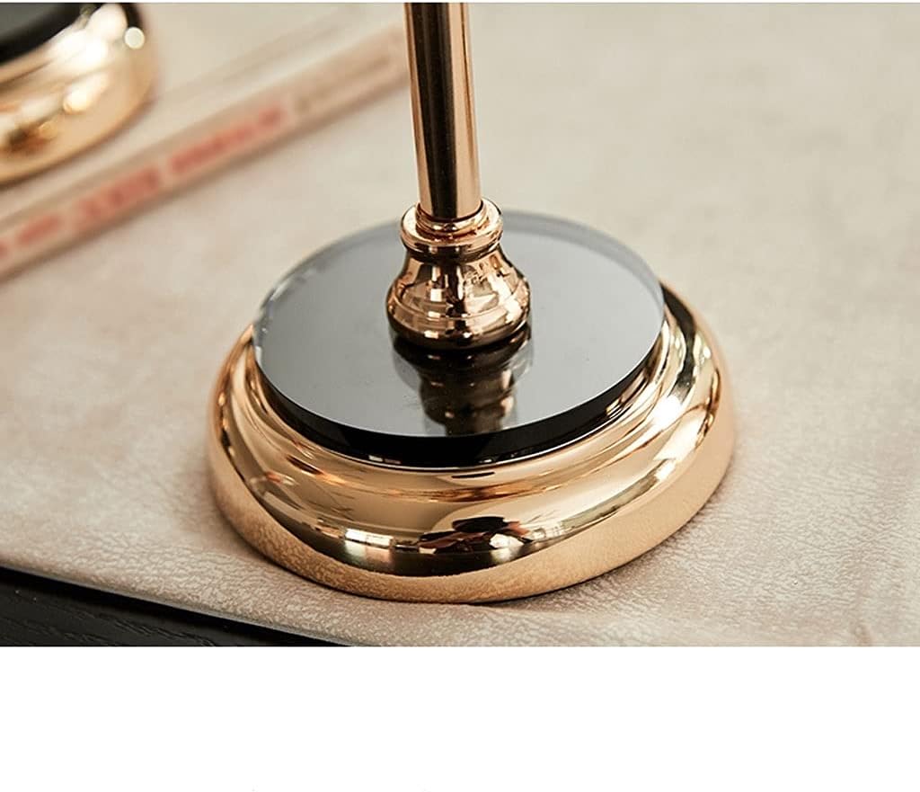 candle-holder Alloy Glass Candlestick Stand Romantic Dining Table Dinner Candlestick Luxury Candlestick Modern Home Decoration Send Candle*1 candlestick(Small)