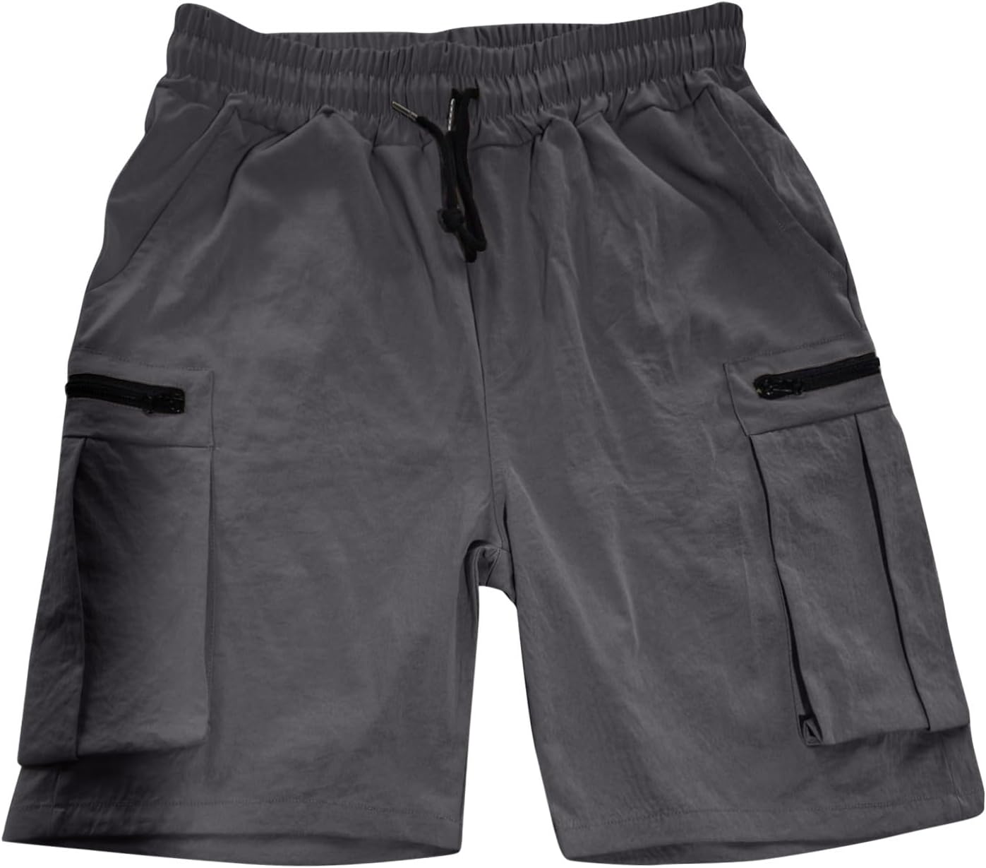 Mens Casual Cargo Hiking Shorts Elastic Waist Summer Athletic Workout Gym Sports Fishing Shorts, M-3XL