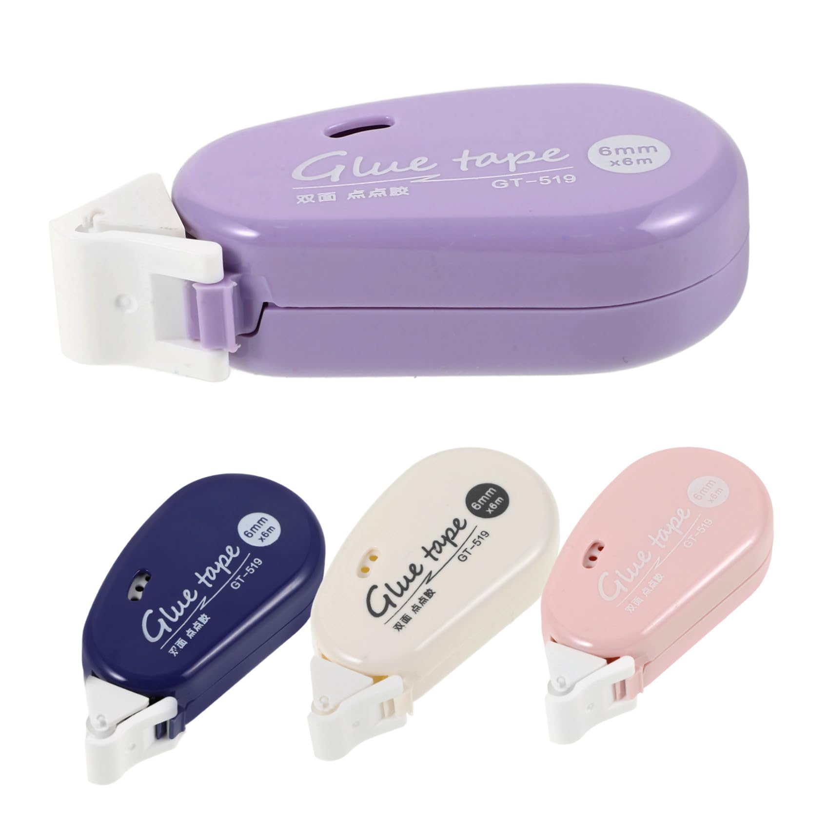 VILLCASE 16piezas Cinta Adhesiva Doble Cara Rodillo Adhesivo Transparente De Alta Resistencia para Manualidades y Tarjetas Sin Marcas Ni Residuos De