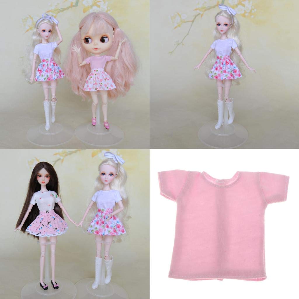Amazon.co.jp: T TOOYFUL 1/6 ドールTシャツ BJD人形服 ドール服 半袖