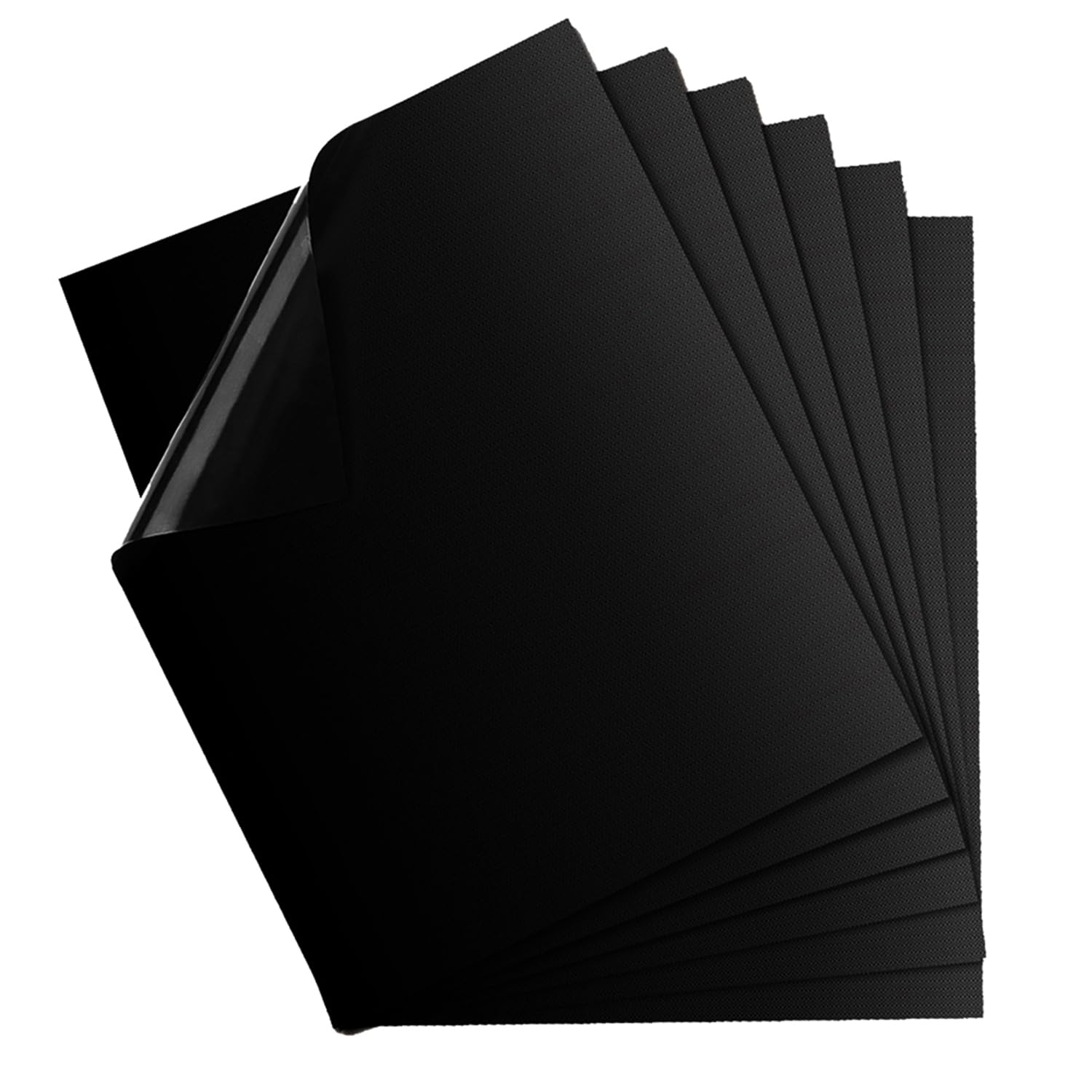 BBQ Mats, Set of 6 BBQ Grill Mat Nonstick Reusable Barbecue Baking Mat Large Heavy Duty Oven Liner Teflon BBQ Cooking Mats for Electric Grill Gas Charcoal BBQ, FDA-Approved, 15.75 * 11.8Inch